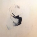 "Fragmente" Acrylfarbe, Bleistift und Farbstift auf Span (120x120), ©2011