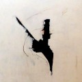 "Fragmente" Acrylfarbe, Bleistift und Farbstift auf Span (120x120), ©2011